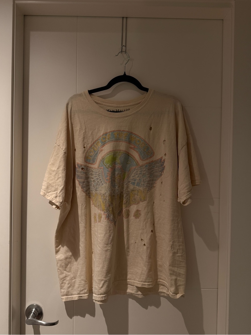 Van Heusen Beige Graphic Short Sleeve Tee